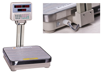 Double steelyard weighing scale