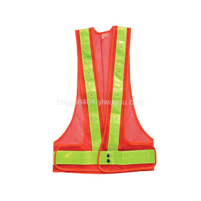 Reflective warning clothing clothing LED safety vest