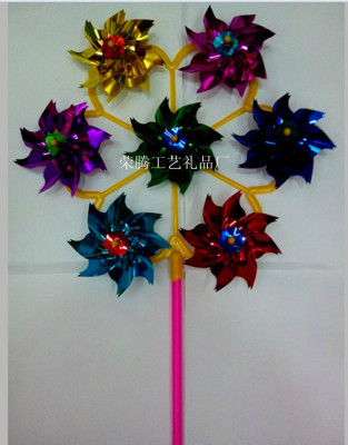 A huge flower on six of seven large room Hua Rong windmill craft gift factory
