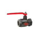 Threaded ball valve