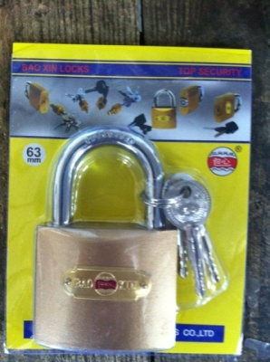 High grade cross lock padlock