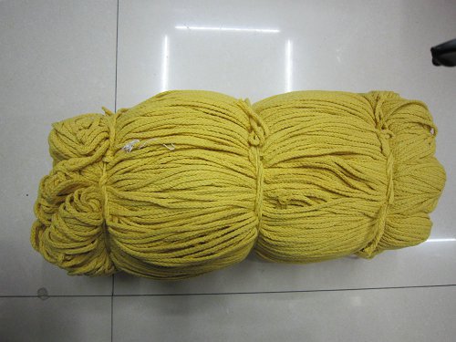 黄色八股彩色棉绳