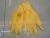 Special gloves gloves, yellow yarn gloves, yellow glue wavy glass factory