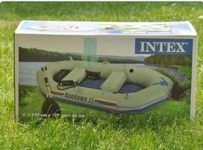 INTEX68377 II, the three generation of the Seahawks inflatable boat / raft / fishing boat