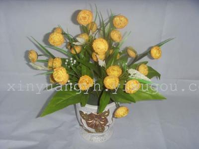 Factory direct simulation flower artificial flower Camellia flowers Chinese-style flowers