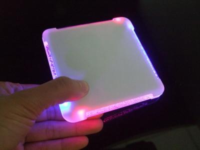 Luminous cup mat