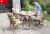 Outdoor leisure furniture sets garden Villa table table outdoor table and Chair combo kit