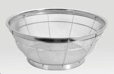 Stainless steel reinforcement wire fruit baskets fruit and vegetable basket washing basket