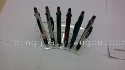 Ball-point pen, pen, tri-color