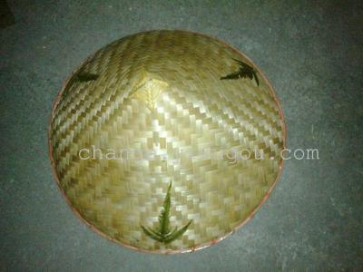 Ye Zizhu hand woven bamboo hat shading decorative cap Vietnam three fish hats