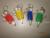 LED key chain/key chain key ring/lamp/Flash transparent plane factory outlet
