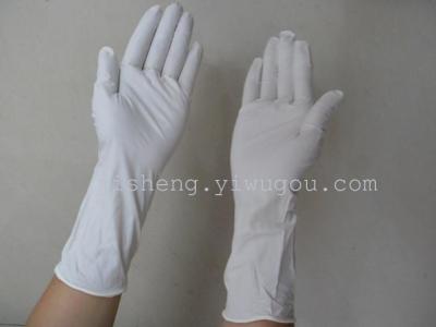 12-inch white satin rubber latex latex rubber latex rubber latex latex gloves