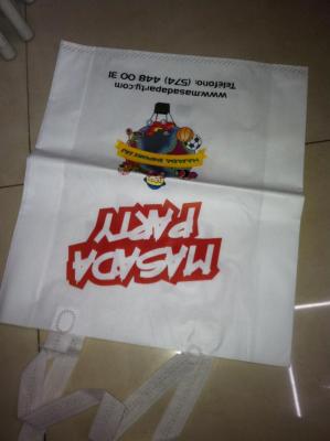 Printed nonwoven environmental protection bag