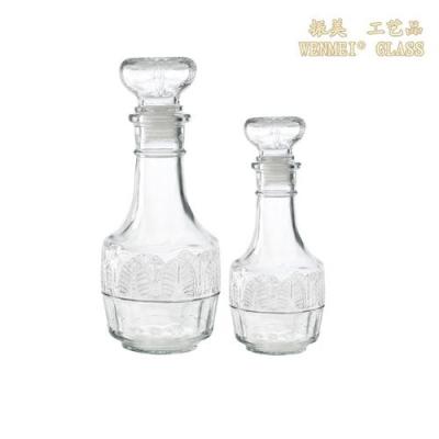 Wen Mei glass crystal storage bottle of candy dried fruit bottle wine bottle bottle bottle package set