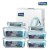 Korea Sanko cloud lunch box gift set of six glass-lock food container seal Kit GL10-6ABC