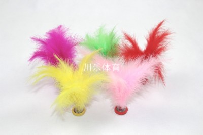 A large number of manufacturers supply package at the end of turkey feather shuttlecock shuttlecock spline Mao Jian