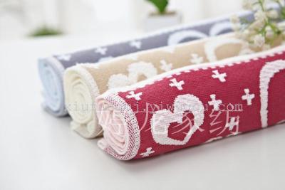 2013 new towels Jacquard love couples cotton washcloth towel towel sale factory direct wholesale 