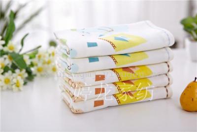2013 new 25*50 prints four Cubs cotton napkins gauze/child double-sided child's towel towel