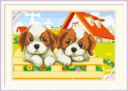 5D0006 childhood (5D cross stitch)