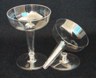 Disposable Plastic Goblet Red Wine Glass Dessert Cup