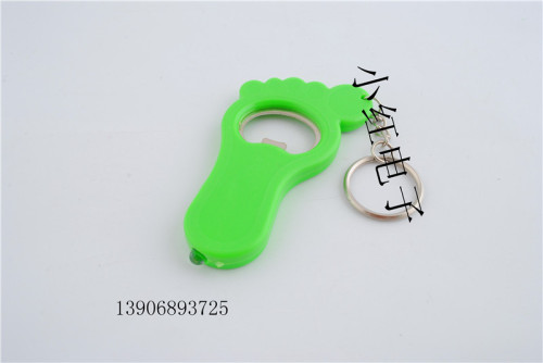 Foot Plate Bottle Opener Led Keychain YS-1087