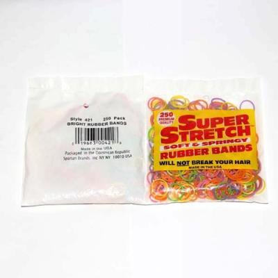 Rubber bands (yellow background and Red bag) 