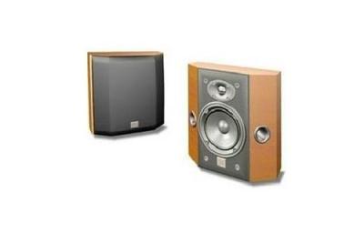 United States JBL E10 wall mount/Bookshelf surround speakers home theater install