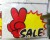 Pop Advertising Stickers Supermarket Price Promotion Stickers Blank Explosion Sticker Price Tag Label