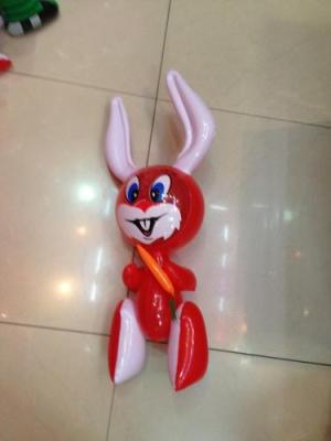 Inflatable toys, PVC material manufacturers selling cartoon crooked-eared rabbit
