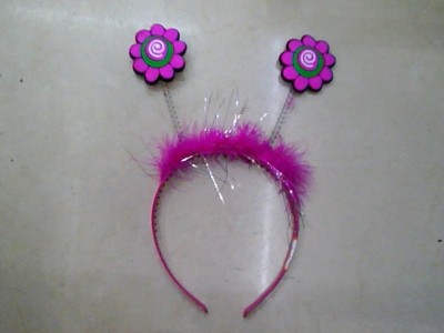 Heart flower piece hair band