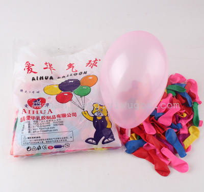 Factory Direct Sales 3# Water Ball Aihua Balloon Rubber Balloons Water Ball