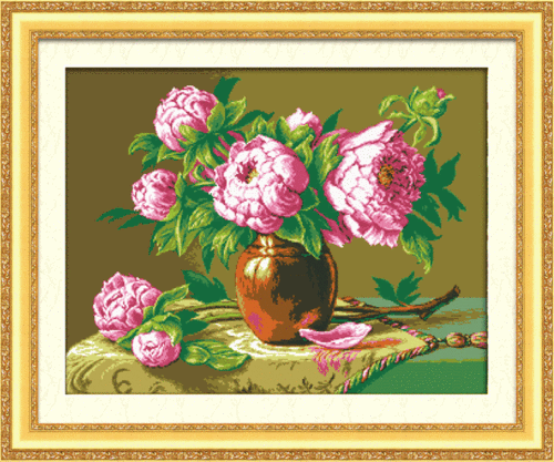 5D0055 pink memories (5D cross stitch)