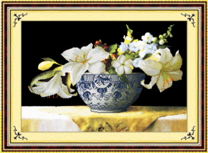 5D0056 Lily (5D cross stitch)