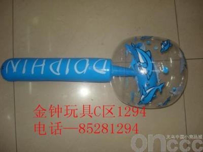 Manufacturers selling cartoon character inflatable toys, PVC material rods hammer