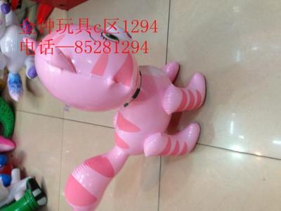Inflatable toys, PVC material manufacturers selling cartoon Strawberry cat