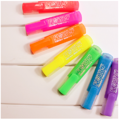 Chesapeake creative stationery color fluorescent pen 802 solid fluorescent pen bold and eye - catching marking pen