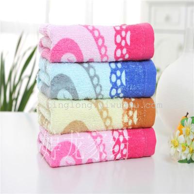 Wholesale cotton towels towel printed love Bunny towel washcloth washing towel cotton towel 