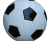 Classic black and white authentic football, soccer, 2nd children's soccer training ball pet games for small children