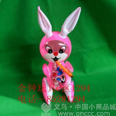 Inflatable toys, PVC material manufacturers selling carrot rabbit