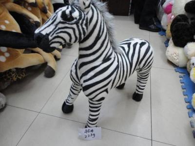 Plush toy imitation animal zebra factory direct sale