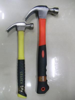 16Oz Five-Finger Plastic Handle Nail Hammer Claw Hammer Tapping One-Piece Claw Hammer Hammer Nail Puller Hardware Tools