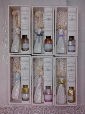 Aroma Rattan Ceramic Volatile Perfume 7002 White Box, Exquisite 50ml Gift Set, Fire-Free Aromatherapy, Smokeless Aromatherapy