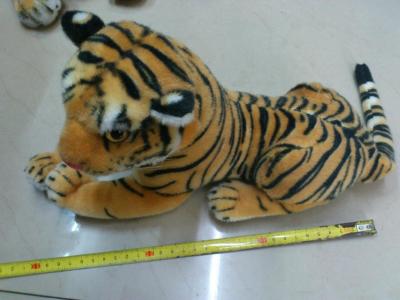 A stuffed animal resembles A tiger