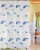 High quality EVA dolphin small curtain waterproof mildew proof ocean small curtain bathroom curtain, non - toxic and tasteless