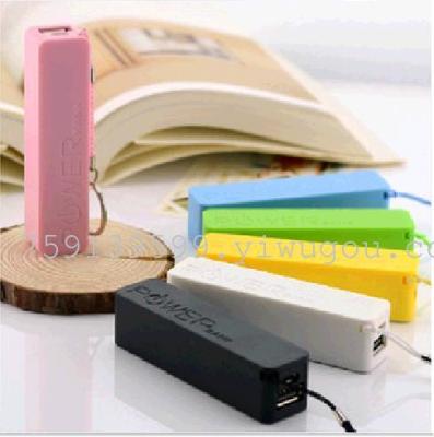 Factory outlet BANK Power genuine mobile phone charging treasure fruit color mobile phone mobile power 2600 Ma