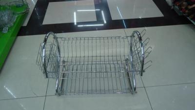 Stainless steel tableware draining racks racks double kitchen shelf rack