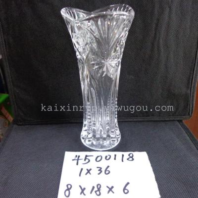 Manufacturers wholesale high-grade 45000118 Crystal Glass decoration Craft Vase