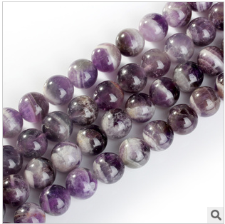 A058 natural crystal wholesale Amethyst semi finished 12mm bead bead DIY jewelry accessories