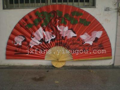  cm paper cloth decoration large hanging fan bamboo folding fan domestic year sales of bamboo patterns to sell more
