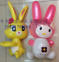 PVC材料充气水上玩具兔 卡通兔 外贸厂家直销